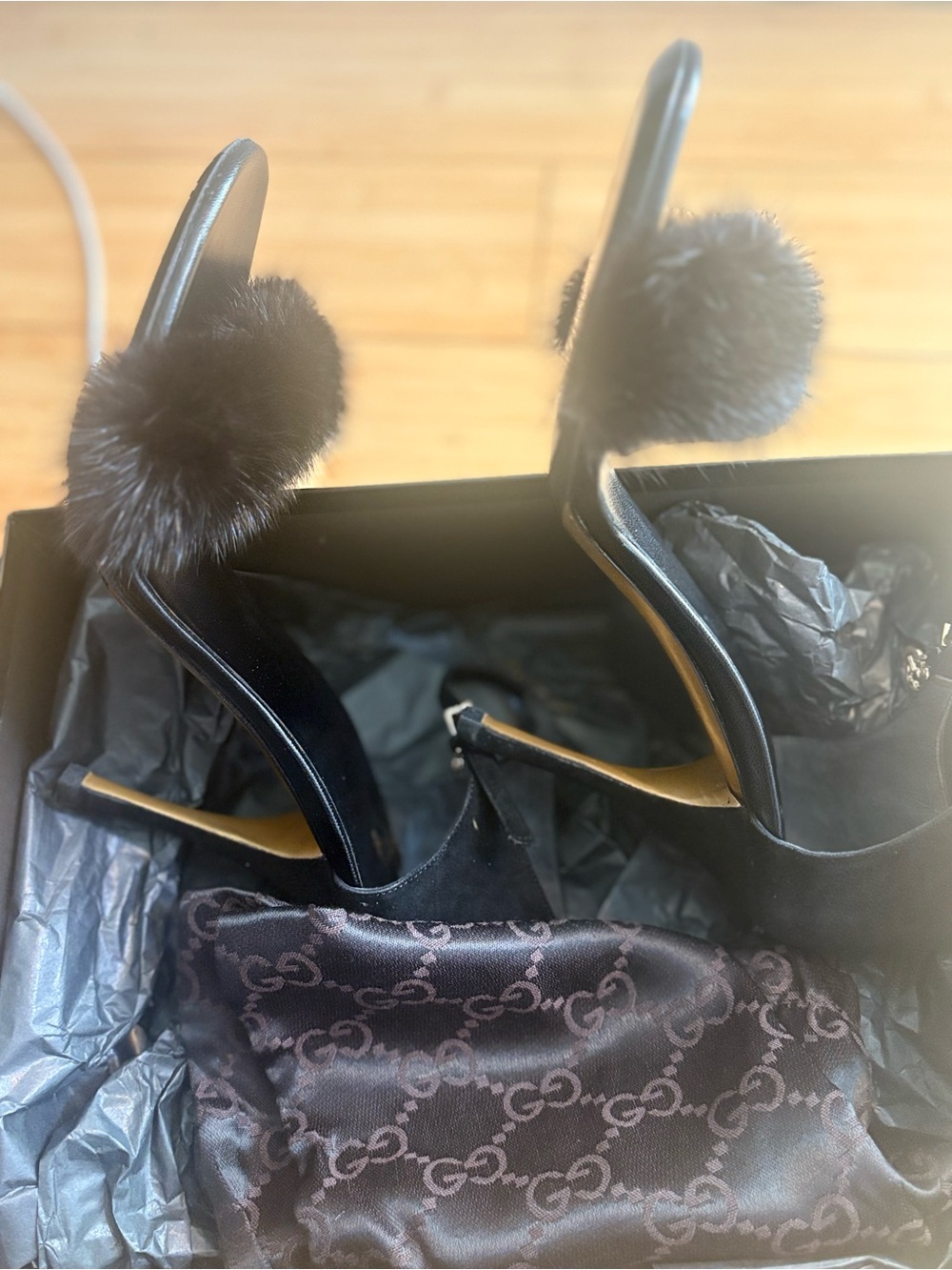 Gucci heels fur - Picture 5 of 7